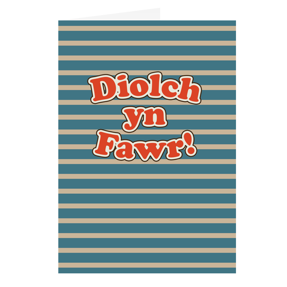 Carden Diolch yn Fawr