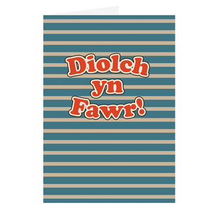 Carden Diolch yn Fawr